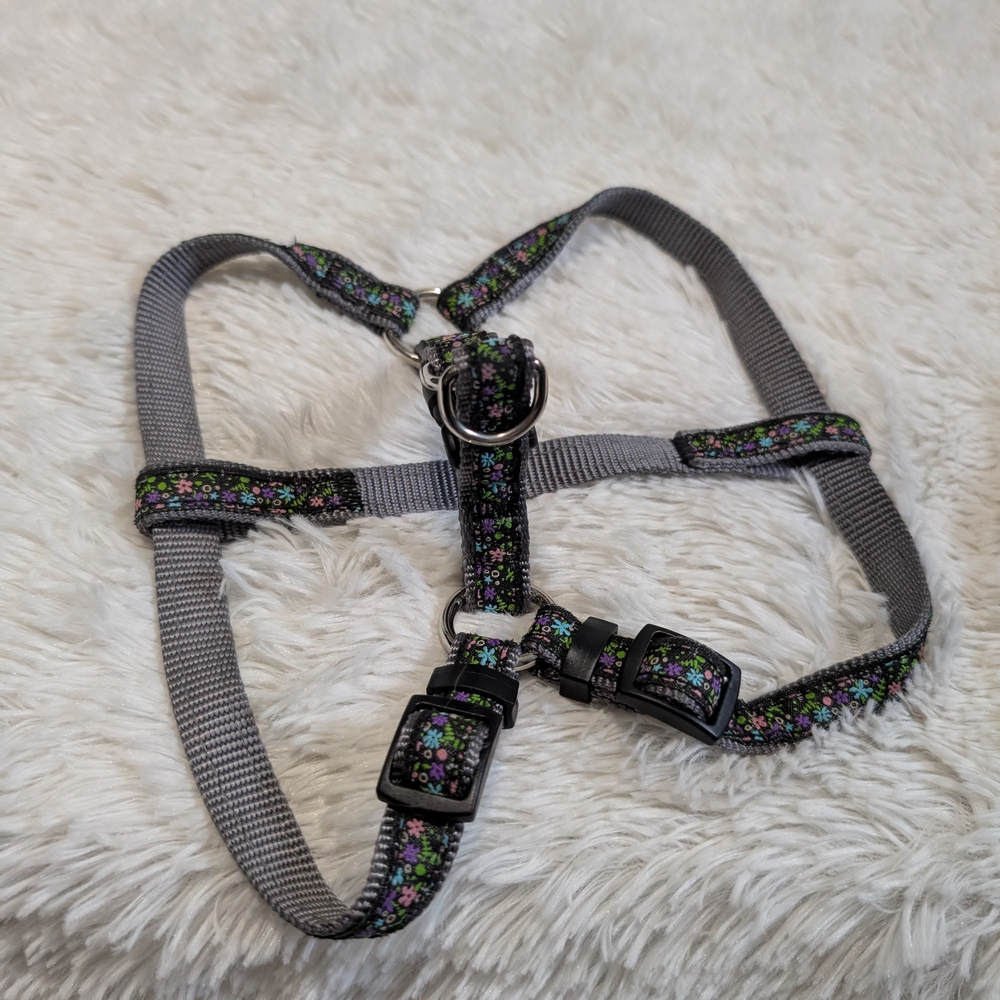 Pet Zone Floral Small Dog Harness